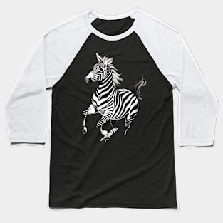 Zebra Folklore Presence Baseball T-Shirt